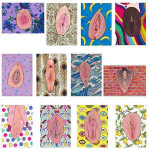 NSFW Mixed Media art- Vaginas