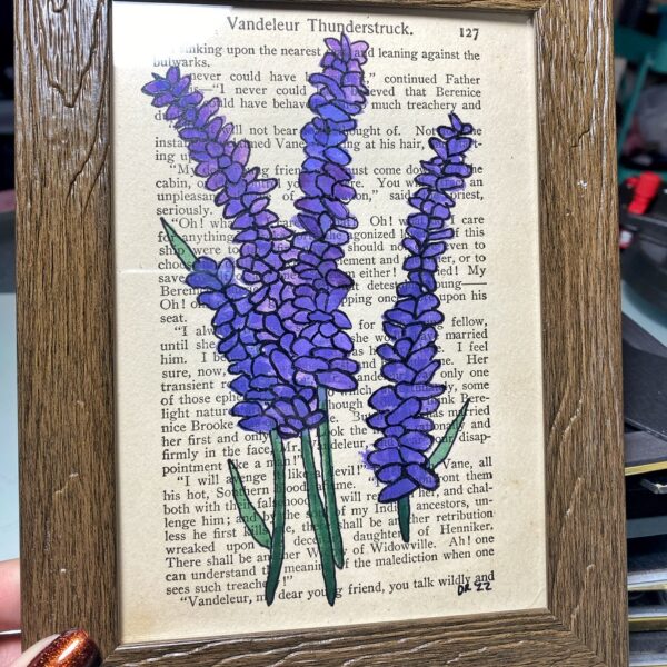 Brown Frame- "Vandeleur Thunderstruck" 5x7" Framed Watercolour