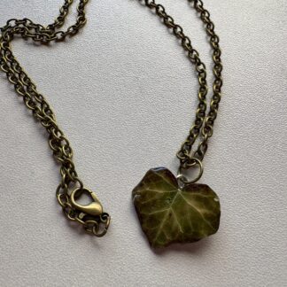 Ivy Leaf Resin Necklace